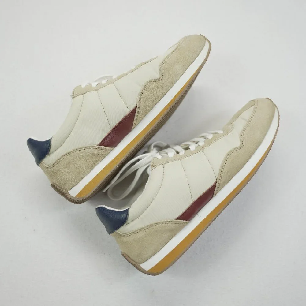 Madewell League Sneakers NH197 French Vanilla Multi Women 9 Shoes